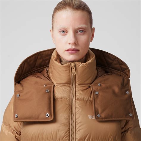 burberry nylon puffer coat|burberry puffer coat women's.